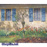 TSD3591 - Tranh sơn dầu ngôi nhà cổ xưa